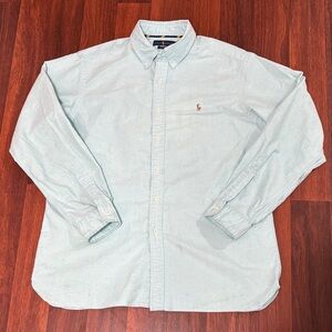 Ralph Lauren Light Blue Men's Button-Down Oxford Shirt Read description size XL